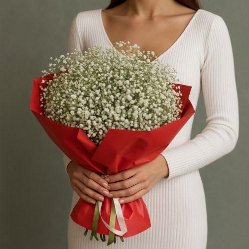 Букет Гипсофил «Белое облако»